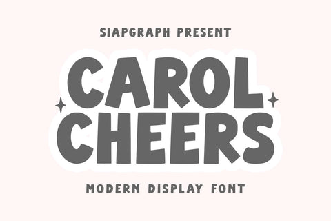 Carol Cheers - Bold Quirky Font Masyafi Studio 