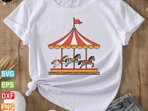 Carousel SVG, Carousel Vector, Carousel Outline, Carousel Clipart SVG Creativeart88 
