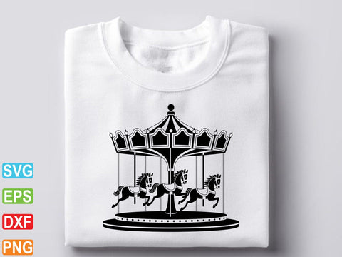 Carousel SVG, Carousel Vector, Carousel Outline, Carousel Clipart SVG Creativeart88 