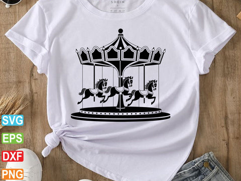 Carousel SVG, Carousel Vector, Carousel Outline, Carousel Clipart SVG Creativeart88 