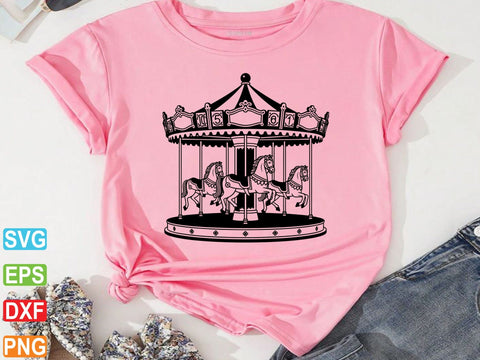 Carousel SVG, Carousel Vector, Carousel Outline, Carousel Clipart SVG Creativeart88 