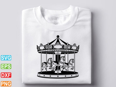Carousel SVG, Carousel Vector, Carousel Outline, Carousel Clipart SVG Creativeart88 