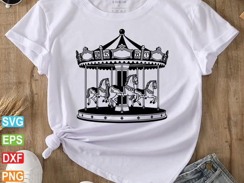 Carousel SVG, Carousel Vector, Carousel Outline, Carousel Clipart SVG Creativeart88 