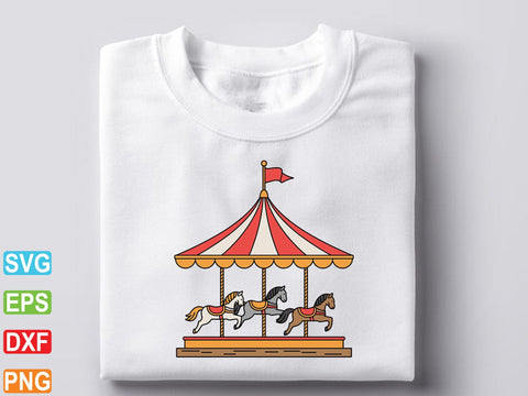Carousel SVG, Carousel Vector, Carousel Outline, Carousel Clipart SVG Creativeart88 