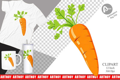 Carrot Clipart Sublimation artnoy 