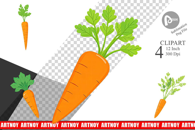 Carrot Clipart Sublimation artnoy 
