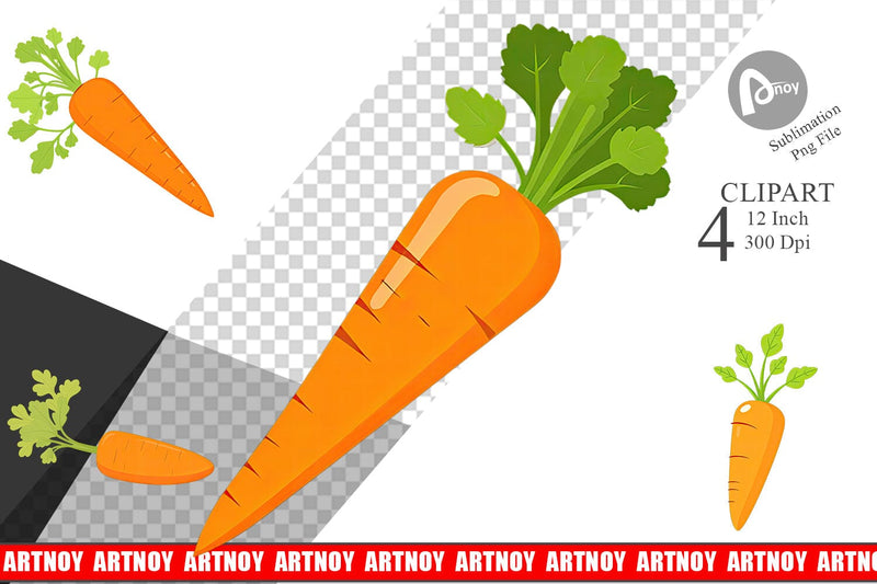 Carrot Clipart Sublimation artnoy 
