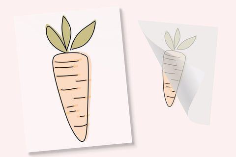 Carrot DTF Transfer Physical So Fontsy T-Shirt Iron-On Transfer Shop