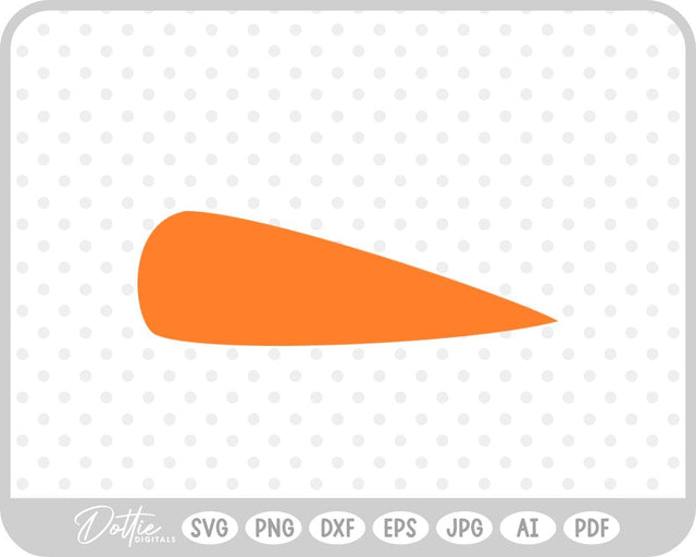 Carrot Nose SVG DottieDigitals 