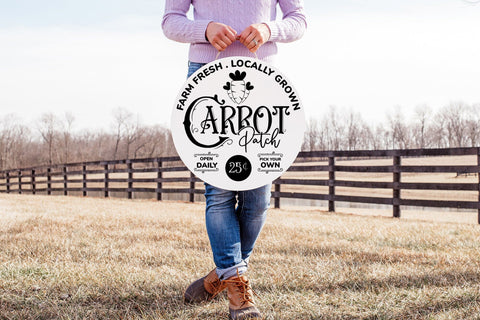 Carrot Patch - Farmhouse Easter Sign SVG SVG CraftLabSVG 