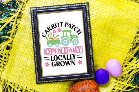 Carrot Patch Open Daily Locally Grown SVG Design SVG Designangry 