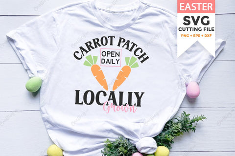 Carrot Patch Open Daily Locally Grown SVG Design SVG Designangry 