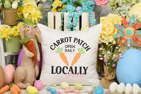 Carrot Patch Open Daily Locally Grown SVG Design SVG Designangry 