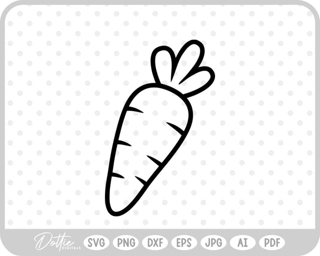 Carrot SVG DottieDigitals 