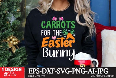 Carrots For The Easter Bunny SVG Cut File, SVG Insomnia Std 