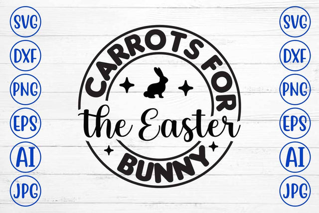 Carrots for the Easter Bunny SVG Cut File SVG Syaman 