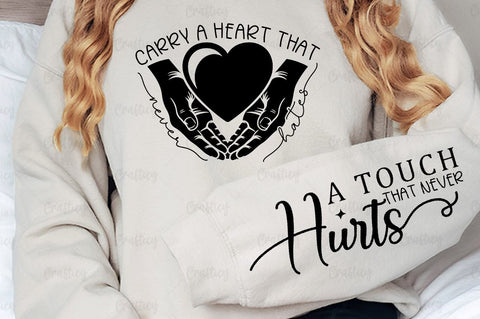 Carry a heart that never hates Sleeve SVG Design SVG Designangry 