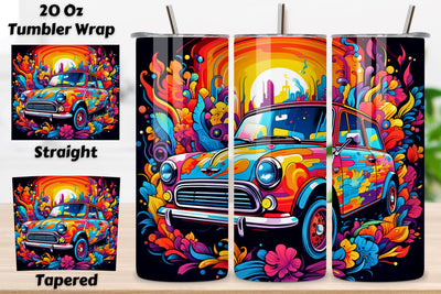 Cars Pop Art Tumbler Wrap, Sublimation PNG, 20oz Tumbler PNG, Cars Tumbler Wrap Bundle, 20oz Skinny Tumbler Wrap, 20 oz Tumbler Png Sublimation Design, Digital Instant Download Sublimation FloridPrintables 
