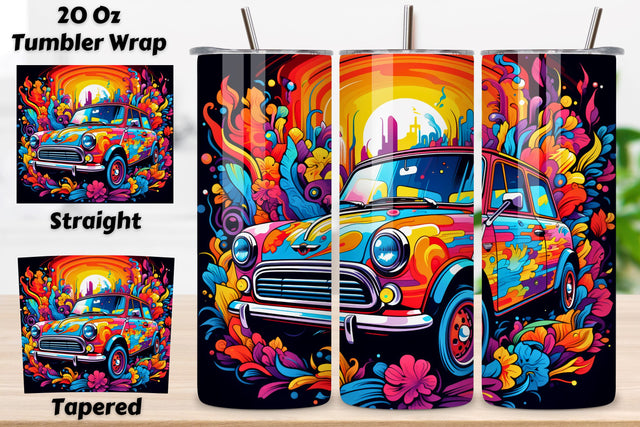 Cars Pop Art Tumbler Wrap, Sublimation PNG, 20oz Tumbler PNG, Cars Tumbler Wrap Bundle, 20oz Skinny Tumbler Wrap, 20 oz Tumbler Png Sublimation Design, Digital Instant Download Sublimation FloridPrintables 