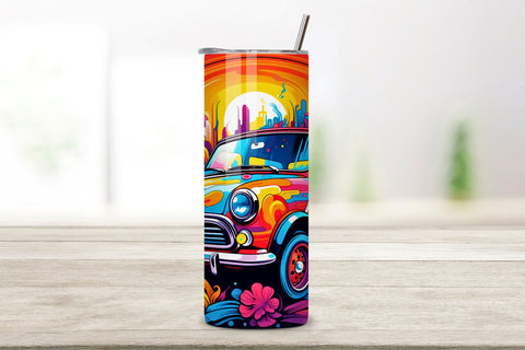 Cars Pop Art Tumbler Wrap, Sublimation PNG, 20oz Tumbler PNG, Cars Tumbler Wrap Bundle, 20oz Skinny Tumbler Wrap, 20 oz Tumbler Png Sublimation Design, Digital Instant Download Sublimation FloridPrintables 