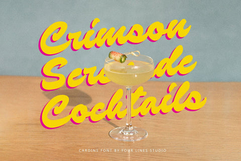 Cartiso – Authentic Handwritten font Font Four Lines Std. 