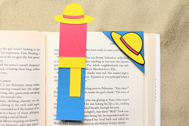 Cartoon Straw Hat Papercut Bookmark SVG Duo SVG Risa Rocks It 