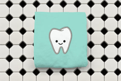 Cartoon Tooth Applique Embroidery Embroidery/Applique DESIGNS Designed by Geeks 