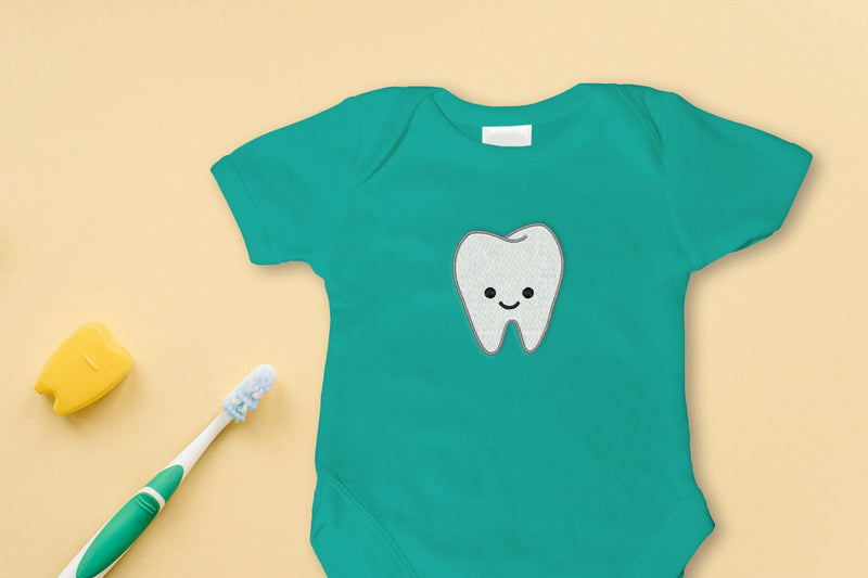 Cartoon Tooth Mini Embroidery Embroidery/Applique DESIGNS Designed by Geeks 