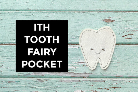 Cartoon Tooth Pocket ITH Applique Embroidery Embroidery/Applique DESIGNS Designed by Geeks 