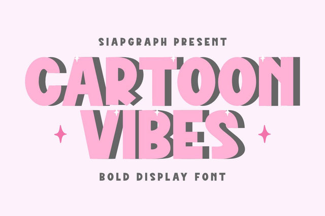 Cartoon Vibes - Bold Quirky Font Font Masyafi Studio 