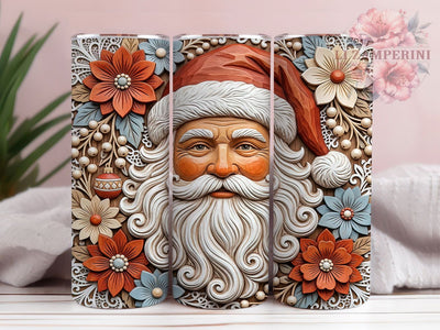 Carved Santa Face 20oz Tumbler, Carved Santa Face, Santa Face Tumbler, Carved Santa PNG, Santa Tumbler Wrap, Carved Santa Tumbler, Christmas Santa PNG, 20oz Tumbler Wrap Sublimation Li Zamperini 