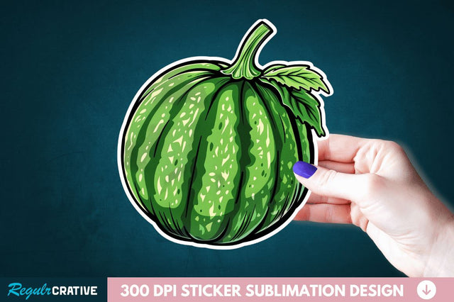 Casaba Melon Sticker Clipart Sublimation Regulrcrative 