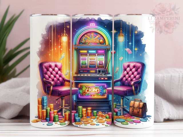 Casino 20oz Tumbler Wrap PNG, Luxury Poker Tumber Png, Straight & Tapered Tumbler Wrap, Instant Digital Download Sublimation Li Zamperini 