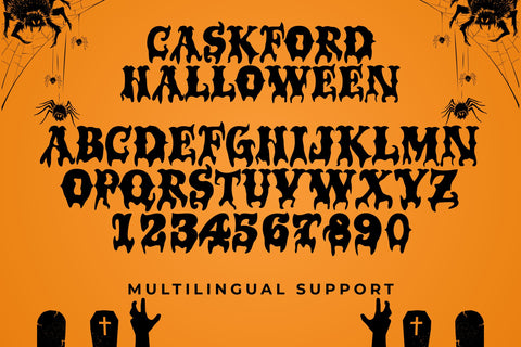 Caskford Halloween Font Dm Letter Studio 