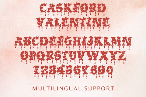 Caskford Valentine Font Font Dm Letter Studio 