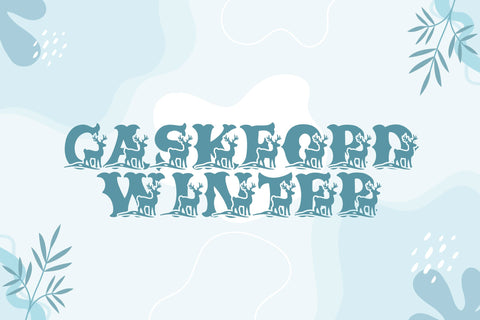 Caskford Winter Font Dm Letter Studio 