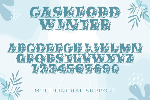 Caskford Winter Font Dm Letter Studio 