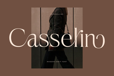 Casselin - Modern Serif Font Font Letterena Studios 