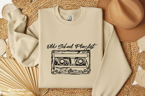 Cassette Tape Svg, Old School Svg, Retro Vintage Style Svg, Music Svg SVG Artinrhythm shop 