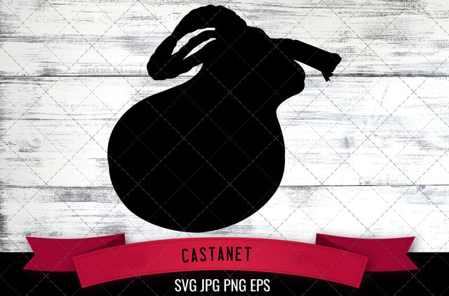 Castanet SVG, Musical Instrument SVG SVG Loveleen Kaur 