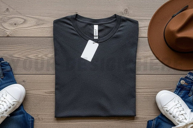 Casual black t-shirt mockup Mock Up Photo Regulrcrative 