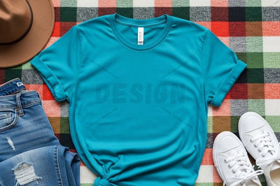 Casual blue t-shirt mockup design Mock Up Photo Designangry 