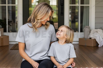 Casual gray t-shirt mockup design Mock Up Photo Regulrcrative 