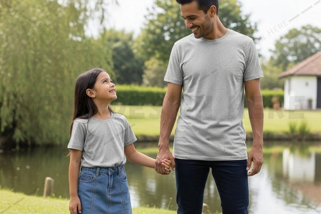 Casual gray t-shirt mockup design Mock Up Photo Regulrcrative 