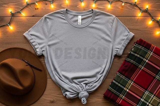 Casual grey t-shirt mockup design Mock Up Photo Designangry 