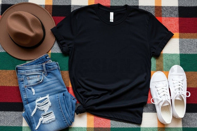 Casual outfit t-shirt mockup design Mock Up Photo Designangry 