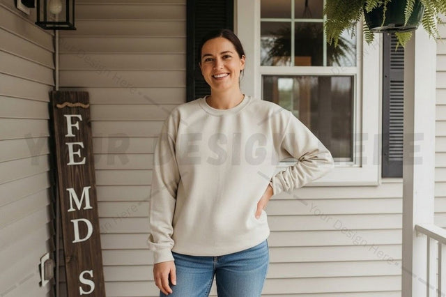 Casual white sweatshirt t-shirt mockup design Mock Up Photo Designangry 