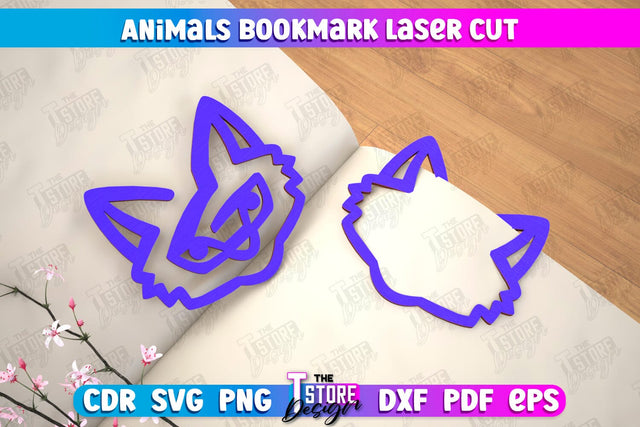 Cat Bookmark | Book Lover | Book Marker | Page Holder | Paperclip | CNC File SVG The T Store Design 