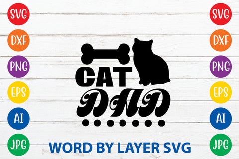 Cat Dad-2 SVG DESIGN SVG Rafiqul20606 
