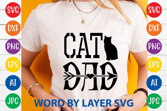 Cat Dad SVG DESIGN SVG Rafiqul20606 
